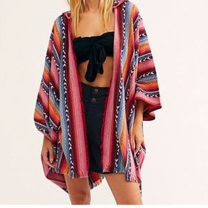 Free People ocean sunrise hoodie